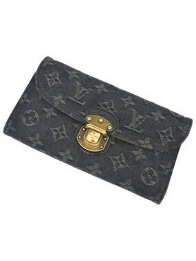 Louis Vuitton Monogram Denim Portefeuille Amelia Wallet Coin Purse